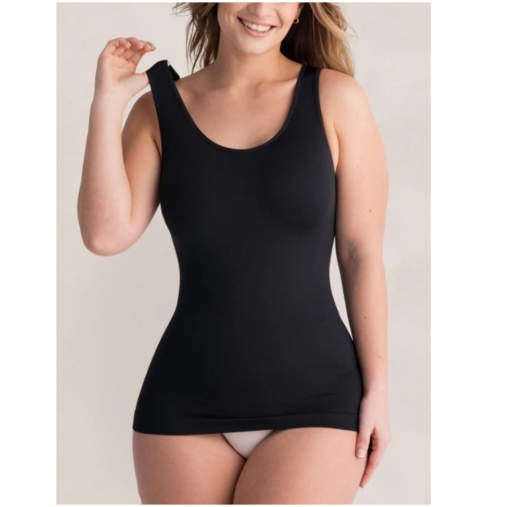 Shapermint Essentials Women's Black All Day Every Day Tank Cami Top Size XL NWT